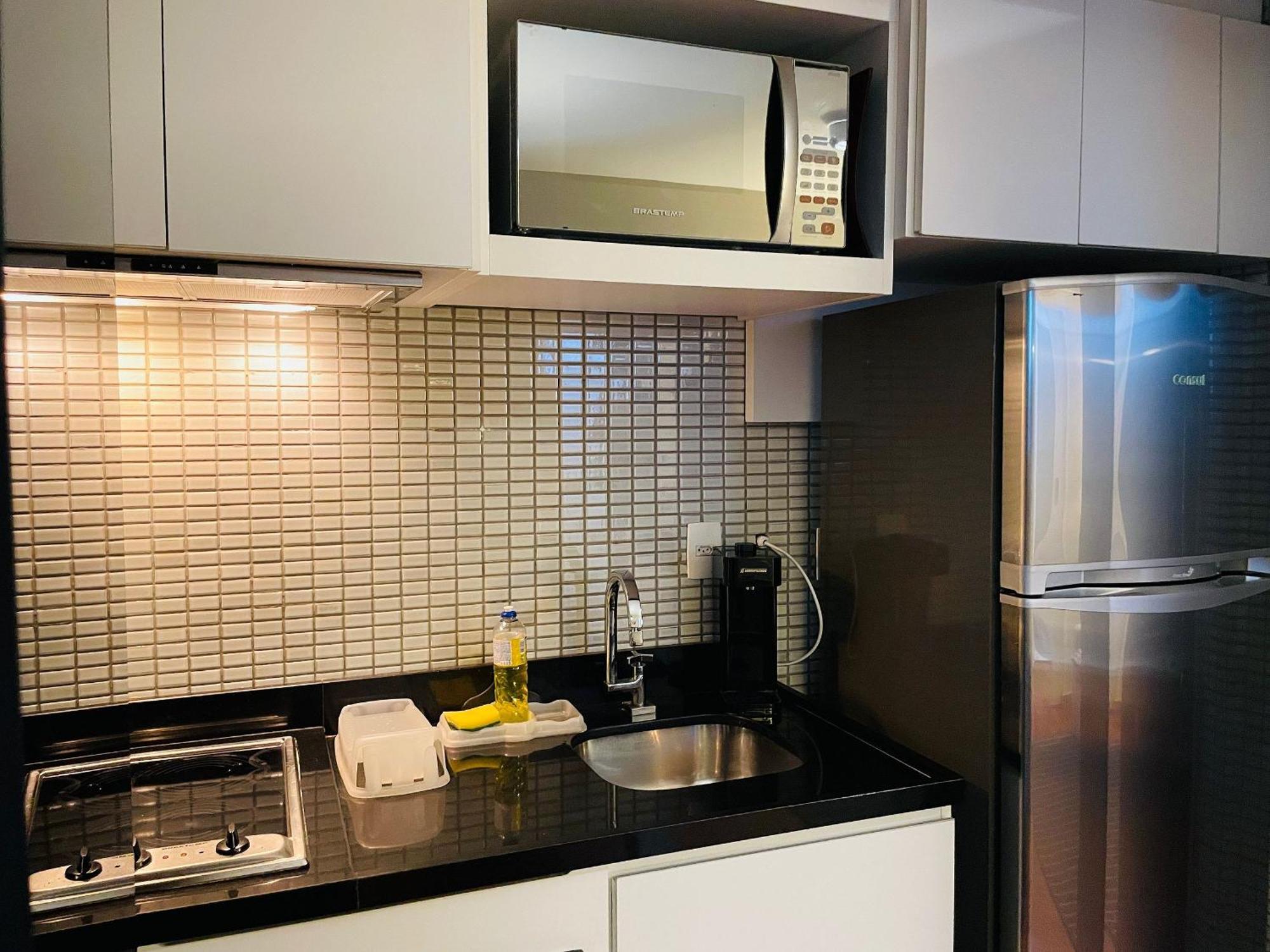 Morada Estanconfor Berrini - Flat Em Hotel Premium No Brooklin 상파울루 외부 사진